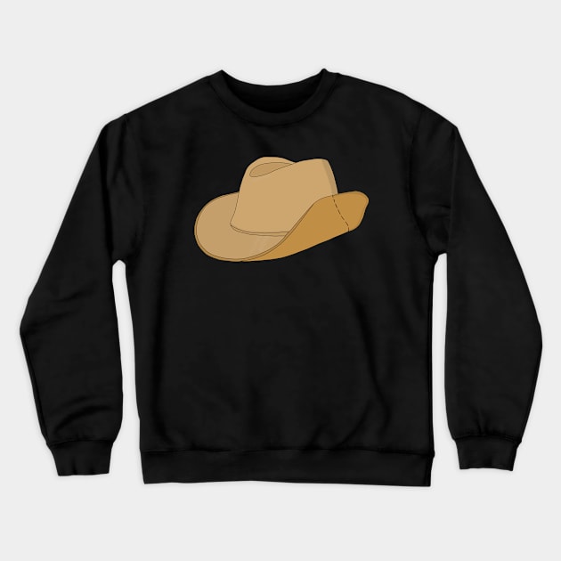 Cowboy hat on the ranch Crewneck Sweatshirt by DiegoCarvalho